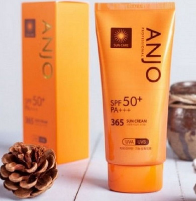 ANJO 365 Daily Sun Cream SPF 50+ PA+++ 70g, Koreanische Kosmetik, Kbeauty, Probe