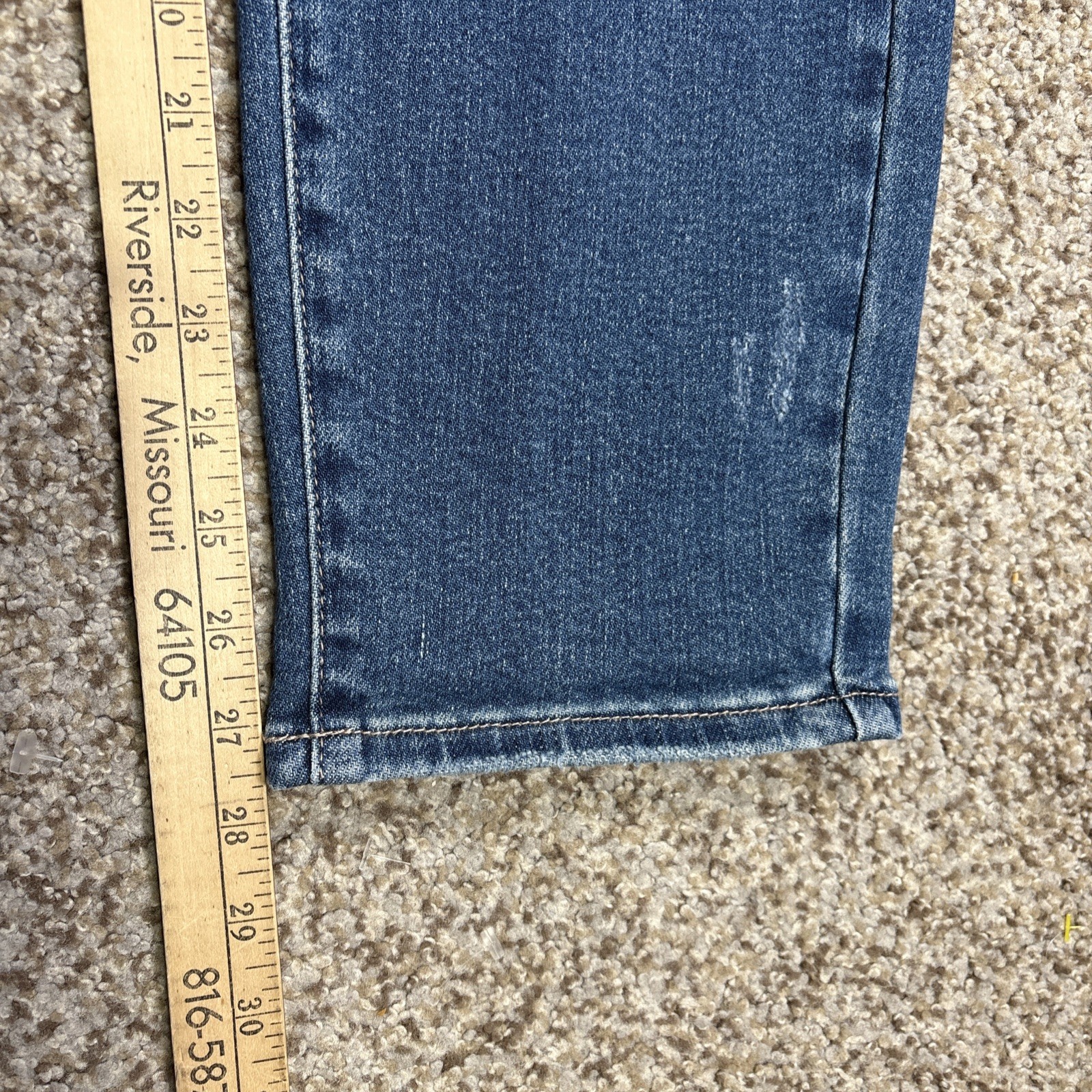 Judy Blue Straight Leg Jeans High Rise Womens 15/32 Fits 32 X 27.5 New With Tags - View 12