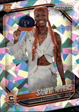 2025 Panini Prizm WNBA Ice Prizms Saniya Rivers Card #150