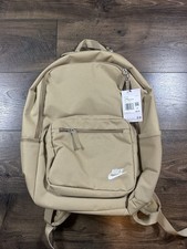 Nike Heritage Eugene Backpack Bag DB3300-297 Beige Khaki 18" H x 12" W x 6" D