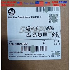 Allen-Bradley 150-F361NBD SMC Flex Smart Motor Controller 150F361NBD US Free Tax