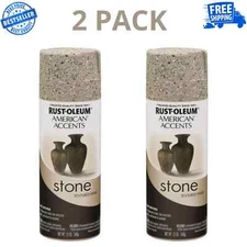Pebble, Rust-Oleum American Accents Textured Spray Paint, 12 Oz (Pack of 2)