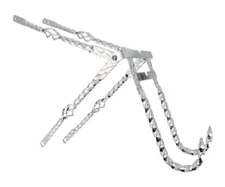 OG Lowrider Classic Cage Square Twisted W/Cage Continental Spare Kit Chrome 26"