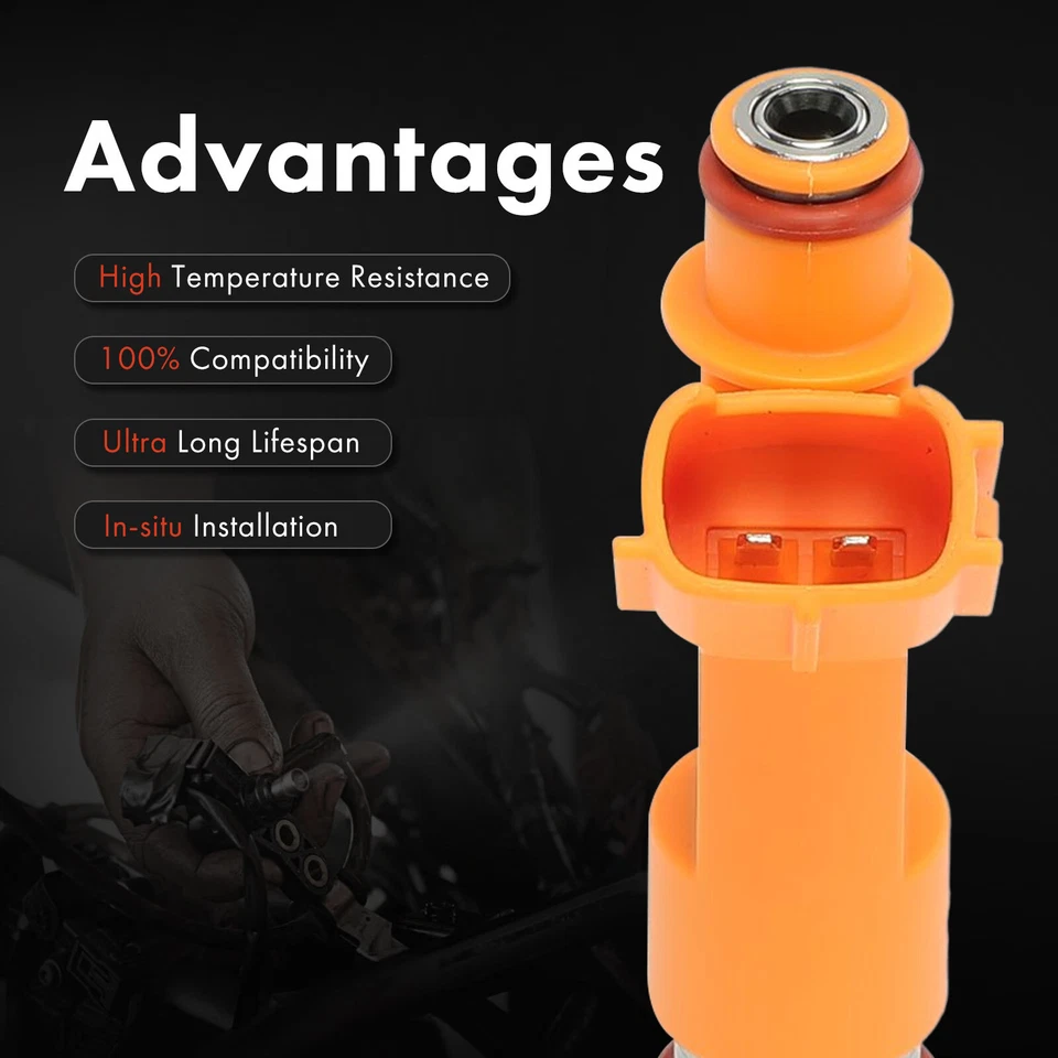 4x Inyector de combustible para Lexus GS300 IS200t IS300 NX200t NX300 RC200t RC300 L4 2,0 L Foto 4 de 4