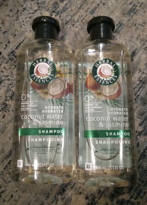 (2 Pack) Herbal Essences - Hydrate SHAMPOO - Coconut Water & Jasmine 13.5 oz