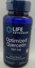 Life Extension Optimized Quercetin [Food-Based Bioflavinoids] 250 mg 60 capsules