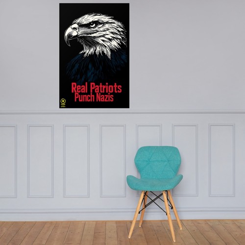 Abolish MAGA - Real Patriots Punch Nazis wall poster - Picture 20 of 24
