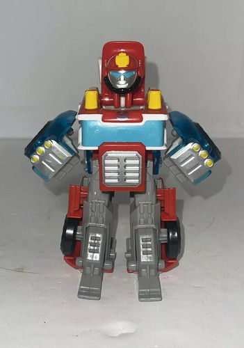 Hasbro Playschool Heros Transformers Rescue Bots Lot of 3 + 1 Human Pre-Owned - Picture 3 of 11