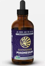 Sunwarrior Magnesium Mineral Supplement Natural Ionic Liquid Supplement 4 fl. oz
