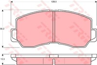 Bremsbelagsatz Scheibenbremse Trw GDB785 Vorne FüR Mitsubishi 300 1 Bus Pajero 2
