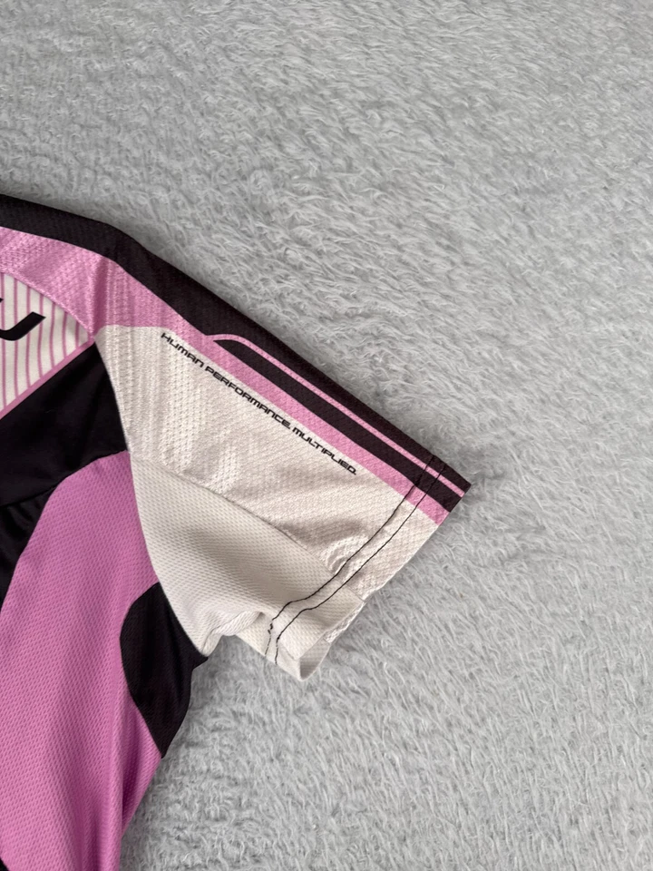 Camiseta deportiva de ciclismo 2XU para mujer rosa mediana negra 1/2 cremallera manga corta 100 % poliéster Foto 2 de 4