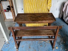 Bureau pupitre écolier ancien