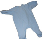 9H LN 0-3M Carter's Boys Blue Hide & Seek Teddy bear Footed Sleeper Outfit — photo 8