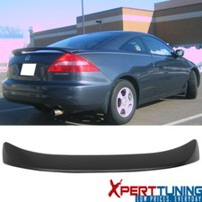 Fits 03-05 Honda Accord Coupe Oe Factory Abs Trunk Spoiler 3rd Led Brake
