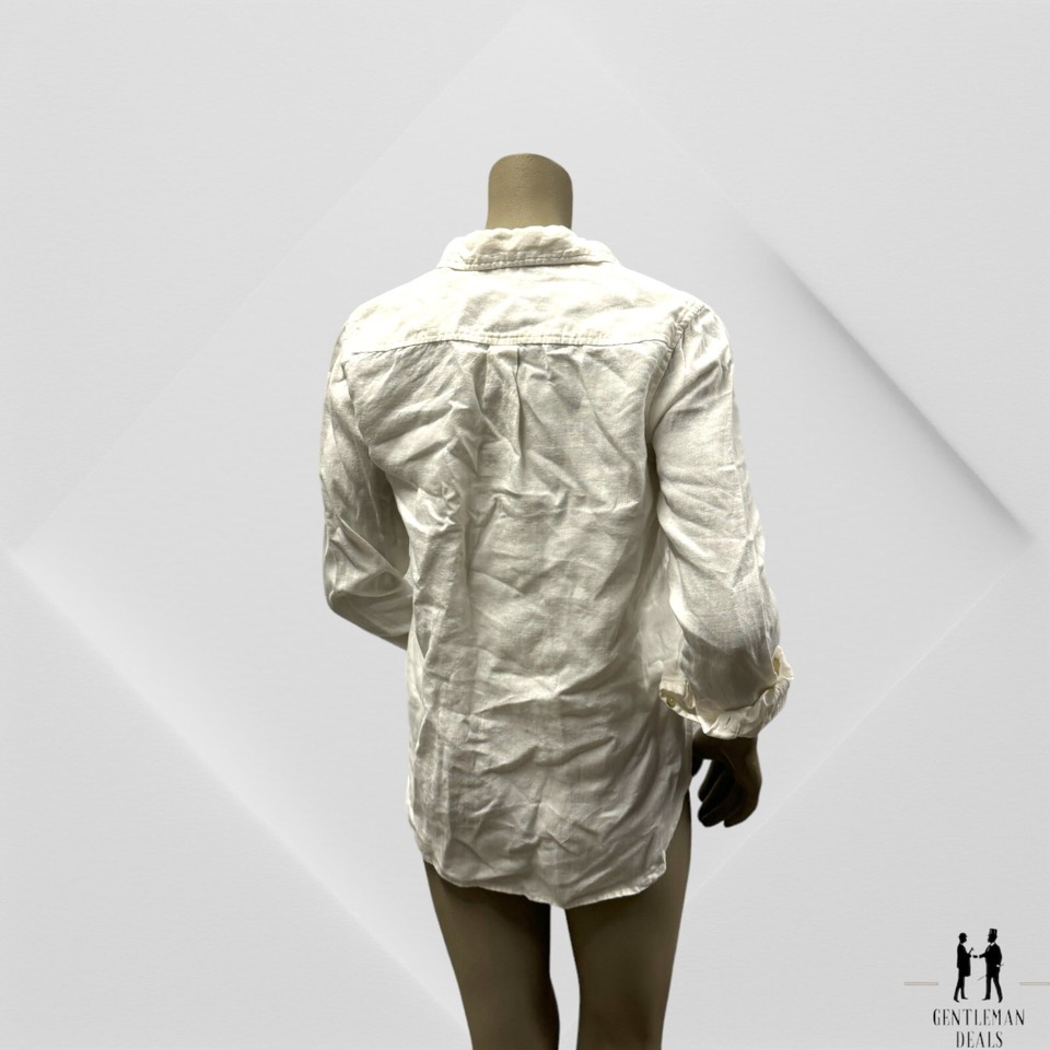 Nest Robe Japan Blouse high thread-count 100% linen collared shirt MOP ...