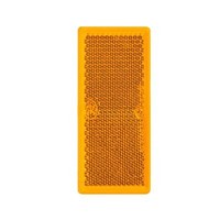 Reflektor Orange 82X36Mm Selbstklebend PKW AnhäNger KFZ Wohnwagen RüCkstrahler