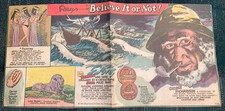 Newspaper ad comic 1960 Ripley‘s Roman Coins Broughton Wales Thebes Egypt
