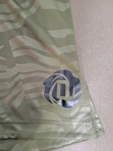 DERRICK ROSE ADIDAS NBA Green Basketball Shorts Chicago Bulls D-Rose Sz 2XL - Picture 2 of 10