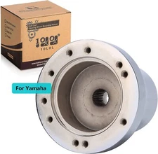 10L0L Golf Cart Steering Wheel Adapter for Yamaha G1-G29 5/6 Hole -Silver