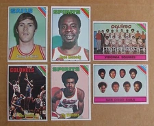1975-76 TOPPS BASKETBALL CARD SINGLES #276-330 COMPLETE YOUR SET UPDATED 12/17
