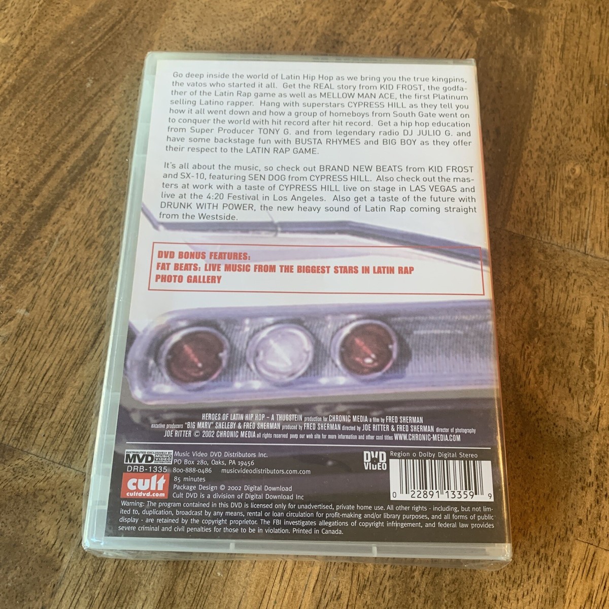 Heroes Of Latin Hip Hop - DVD - BRAND NEW / SEALED - FREE SAME DAY