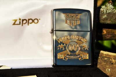 Zippo Lighter - 60th Anniversary Pearl Harbor Limited 24KT
