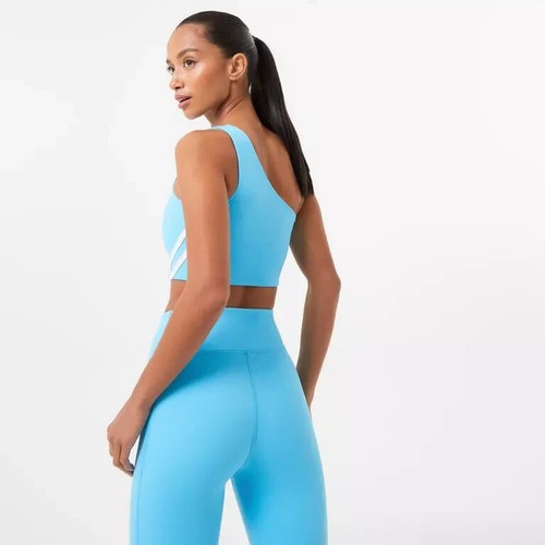 Jack Wills One Shoulder Crop Top Womens - Blue - Size UK 10 (S) - Free P&P - Picture 4 of 9