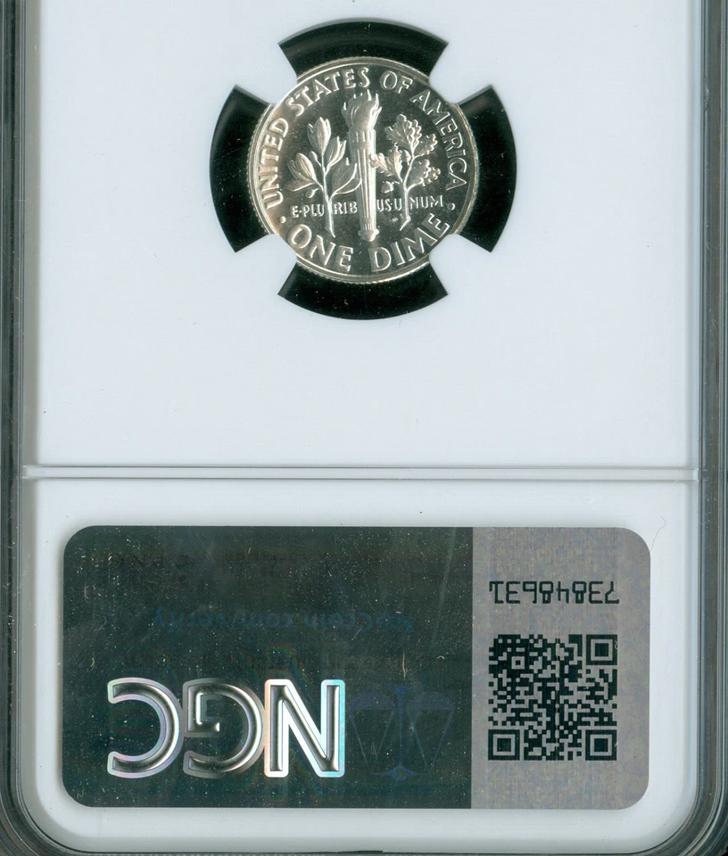 1962 ROOSEVELT DIME NGC PF67 CAMEO SPOTLESS * - Image 2 of 2