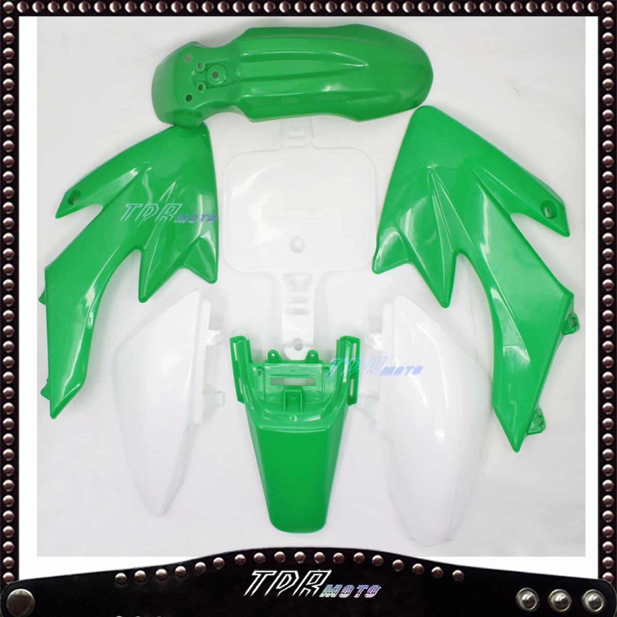 Green Pit Bike PLASTICS Honda CRF50 110cc 120cc 125cc Pit bike Fairing