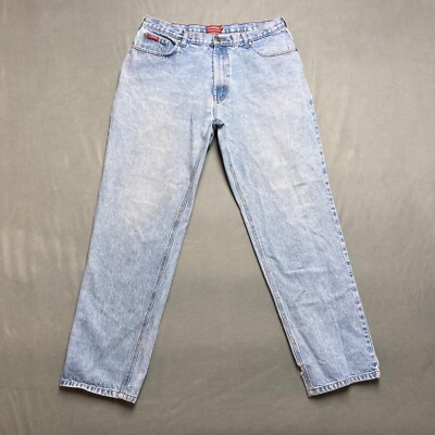 Vtg Chaps Jeans True American Brand Mens 38x34 Blue Straight 100% Cotton Denim