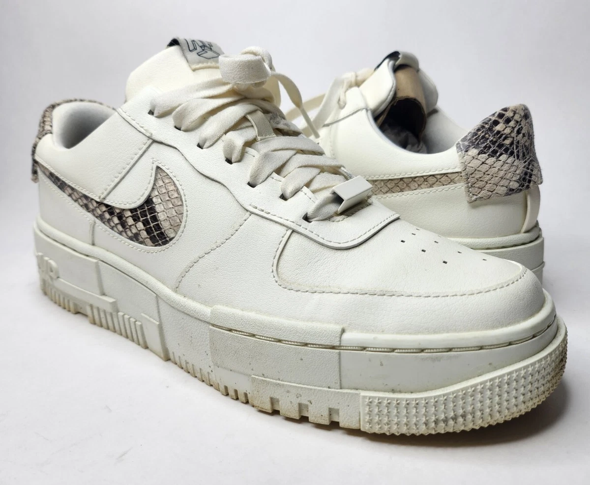 Nike Air Force 1 Pixel SE Sail Snake W | eBay