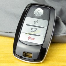 For Kia Sportage Optima Sorento Soul Niro Sedona Car Key Case Hard Cover Black For Kia Sportage Optima Sorento Soul Niro Sedona Car Key Case Hard Cover Black