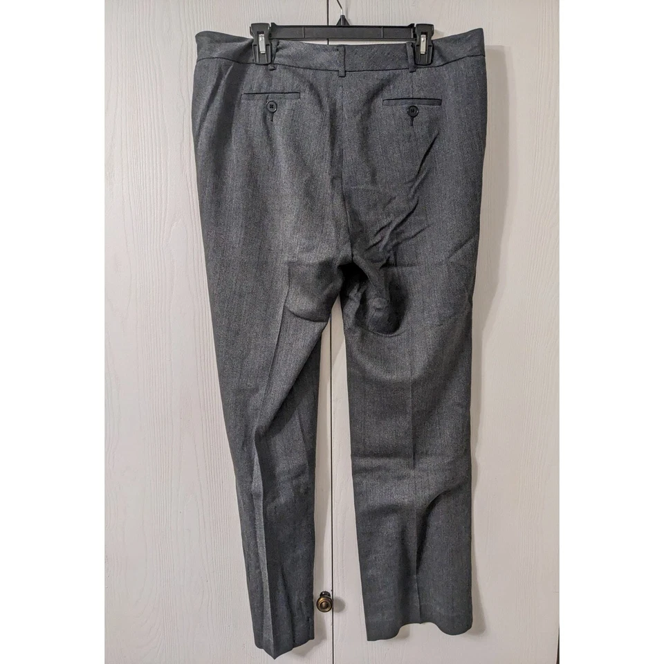 Axcess женщин черный серый эластичной высоты прямые штанины платье брюки размер 14 - Изображение 2 из 4