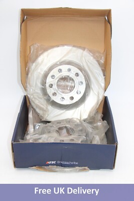 2 x Atec Solid Rear Brake Disks 302mm Audi A6 4F C6 2004-2011 5 x 112mm 10602468