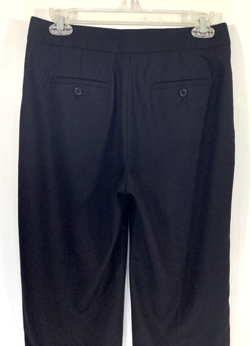 J.CREW Gr. 0 Patio Wide-Leg Pant in Super 120’s Wolle SCHWARZ Style E4768 - Bild 6 von 13