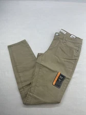 No Boundaries NoBo Juniors Skinny Low Rise Khaki Twill Stretch Jeans Size 9 New