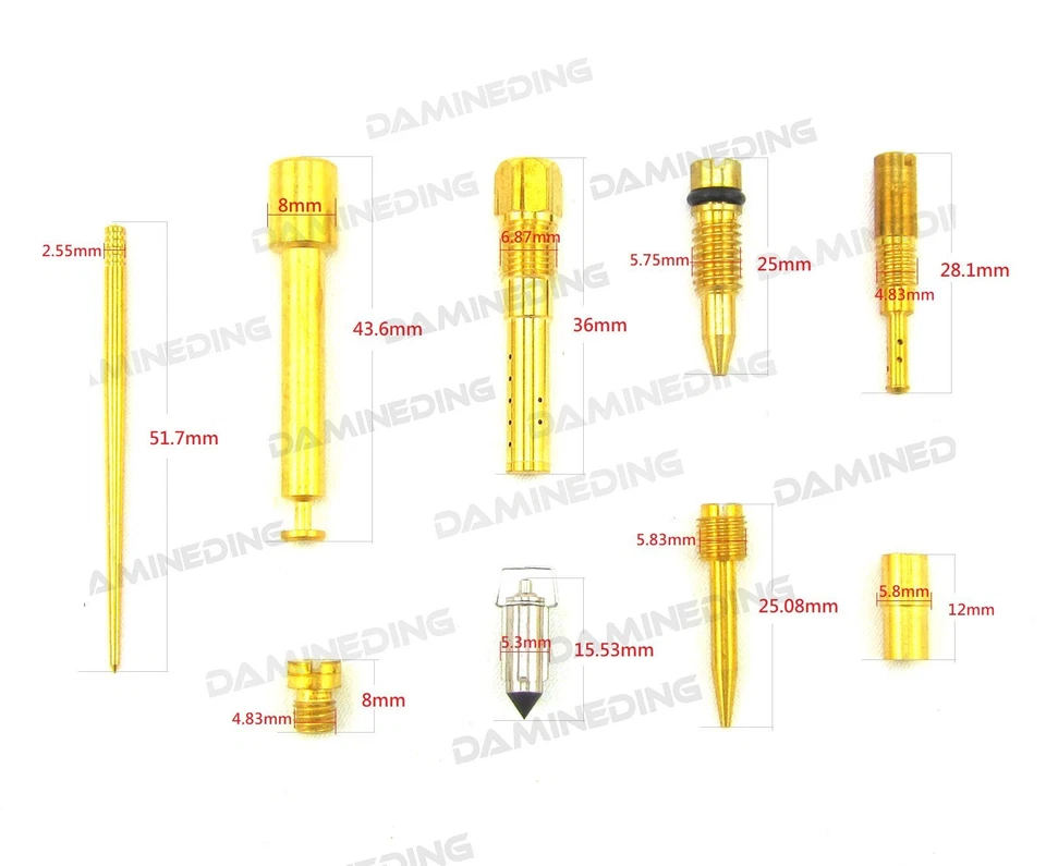 2X KIT DE RECONSTRUCCIÓN REPARACIÓN DE CARBOHIDRATOS 83-87 XL600 XL600R CARB IZQUIERDO XL 600 para KH-1355NL Foto 2 de 4
