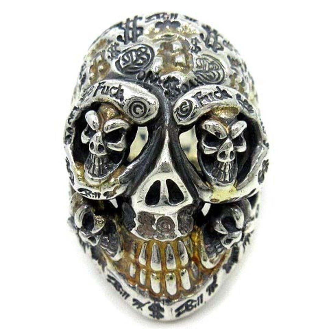 【限定】Bill Wall Leather MASTER SKULL RING Medium Master Skull Ring - Bill Wall Leather Inc.