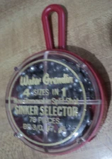Water Gremlin 4 Sizes In 1 Sinker Selector 78 Pieces