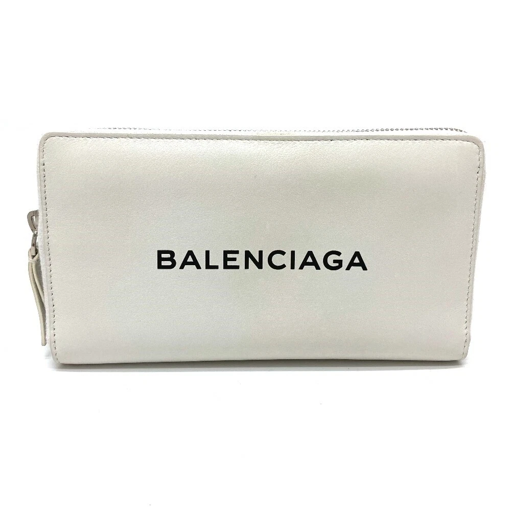 Balenciaga Campaign Logo Long Zip Wallet