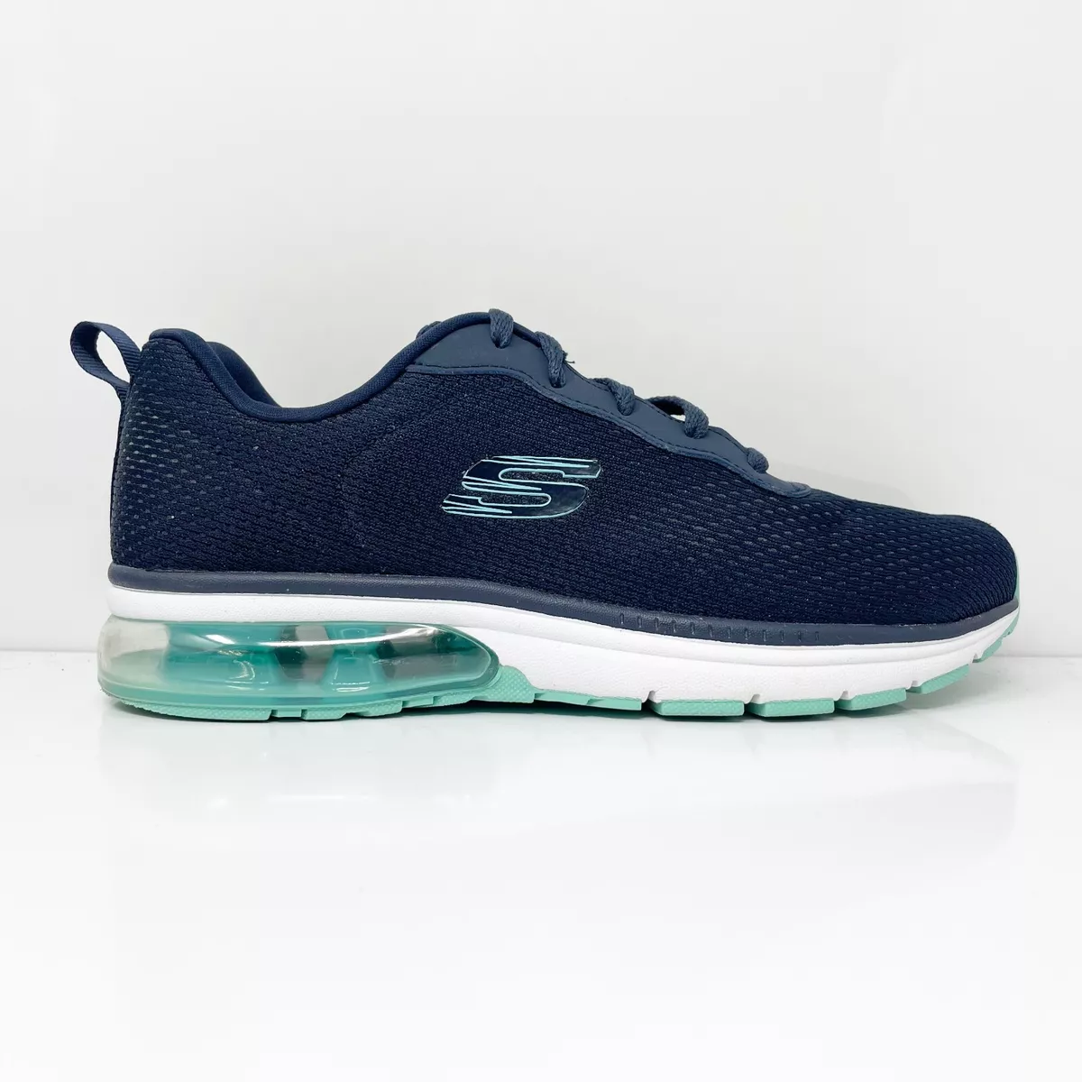 Skechers Womens Memory Foam 12573TX Blue Running Shoes Sneakers