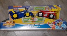 Paw Patrol Mighty Super Pups Marshall and Chase Powered Up 2 Vehicle Set