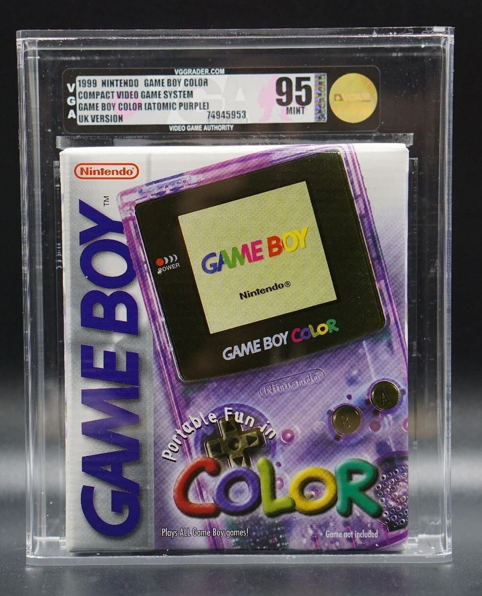 Game Boy Color VGA 95 NEW SEALED / Atomic purple PAL UK Game Boy Color VGA 95 NEW SEALED / Atomic purple PAL UK