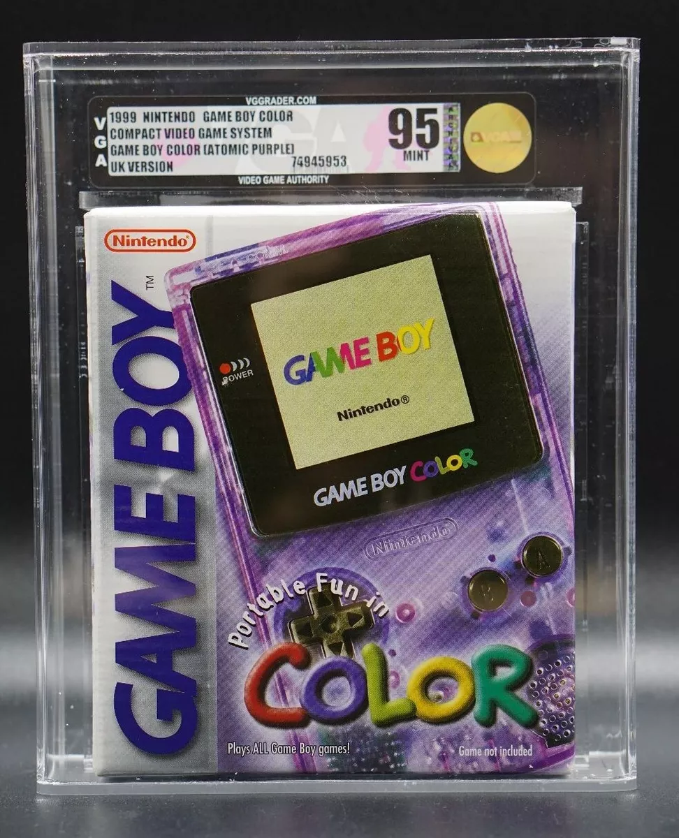 Game Boy Color VGA 95 NEW SEALED / Atomic purple PAL UK Nintendo