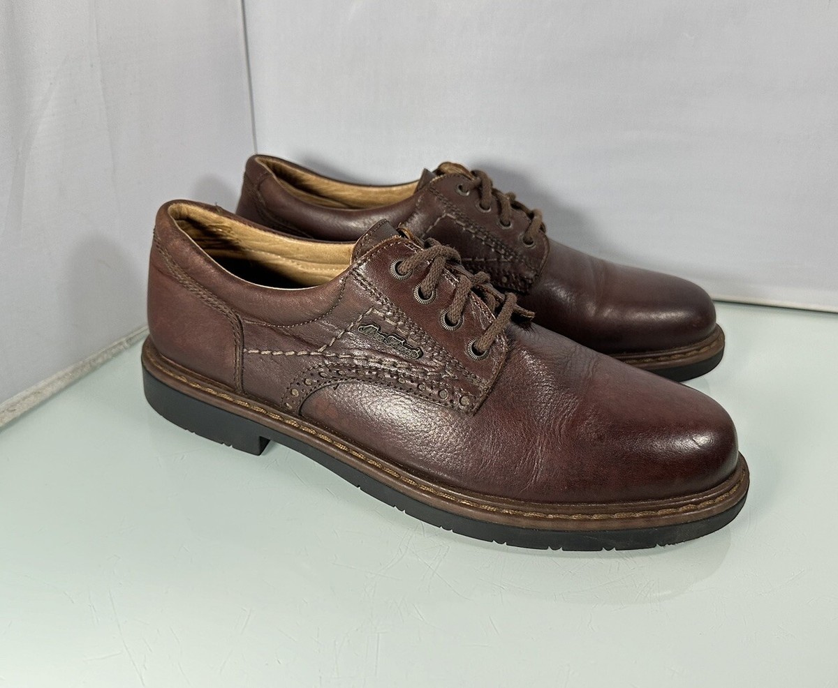 Max Harris Mens Brown Leather Italian Dress Shoes Derby Oxfords