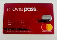 MoviePass RED Card Rare Memorabilia Collectors Item Unsigned