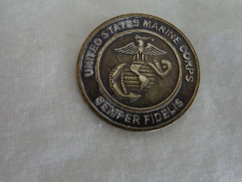 US Marine Corps Semper Fidelis Marine Toys for Tots Foundation Coin Token (6256) - Foto 2 di 3