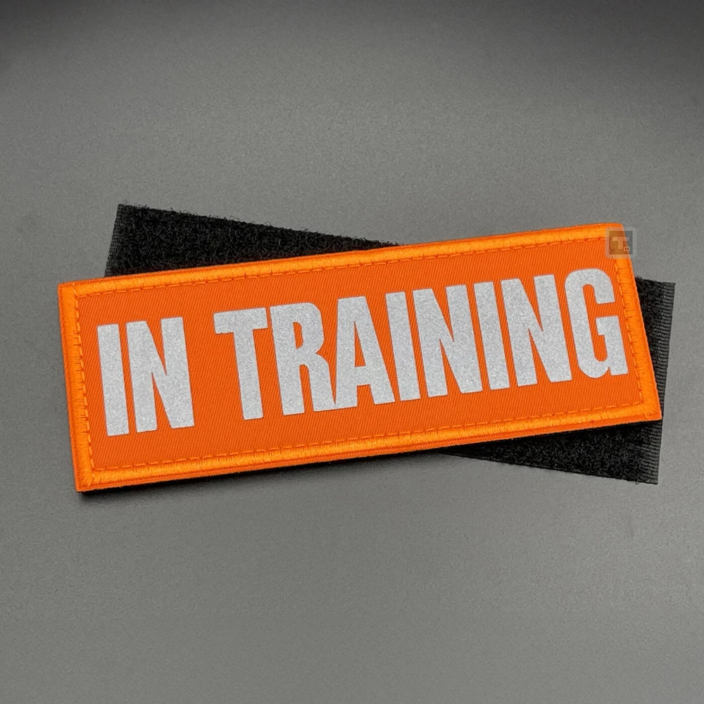 Dog Harness Patch Hook & Loop Canine K9 Vest Warning Badge Tactical Pet Labels