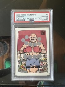 GRAIL All Ten 1989 Topps NES Nintendo Punch Out PSA 10 Gem Mint Mike Tyson