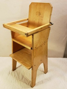 Community Play Things Wooden Doll High Chair Cool Ebay